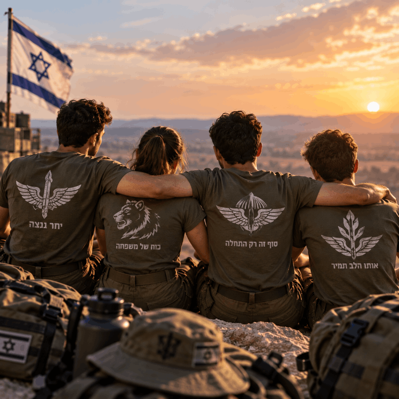 הדפסת חולצות לצבא